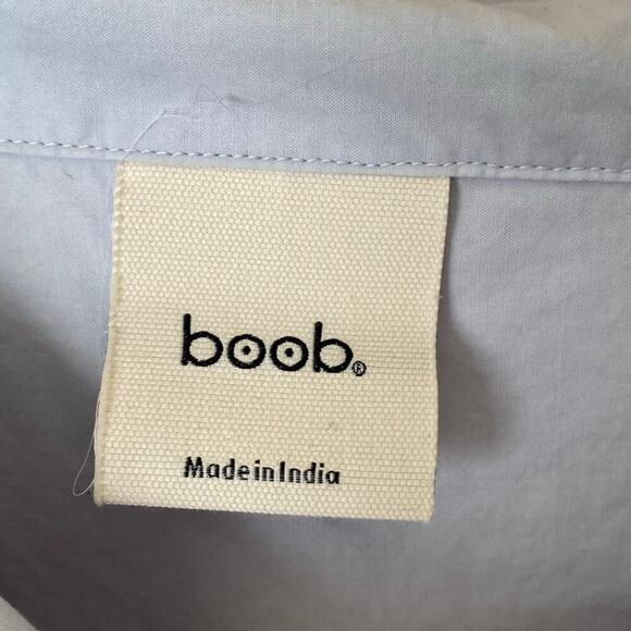 BOOB. DESIGN The Duo Maternity Nursing Shirtdress in Sky Blue- X-Large/XX-Large - Picture 6 of 16